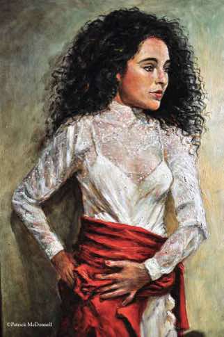 Flamenco dancer oil