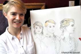 Juliette and portrait sketches