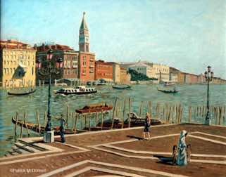 Venice Grand Canal oil